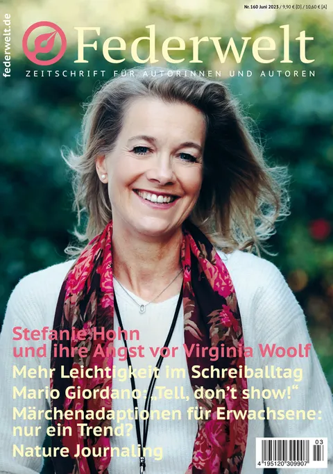Cover Federwelt Nr. 160 Juni/Juli 2023
