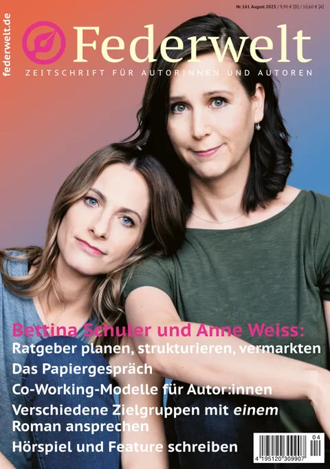 Cover Federwelt Nr. 161 August/September 2023
