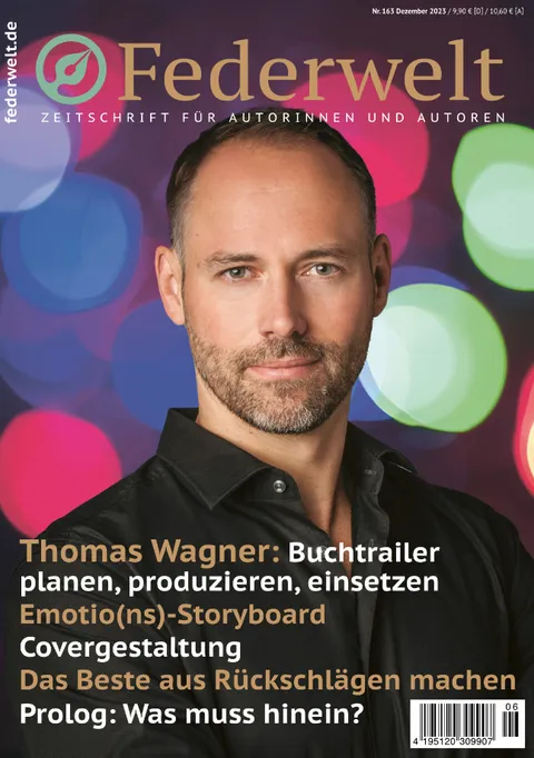 Cover Federwelt Nr. 163 Dezember 2023/Januar 2024