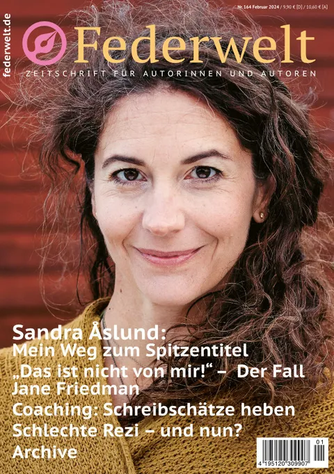 Cover Federwelt Nr. 164 Februar/März 2024