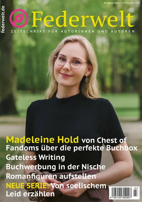 Cover Federwelt Nr. 166 Juni/Juli 2024