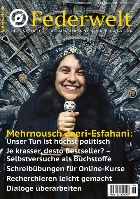 Cover Federwelt Nr. 169 Dezember 2024/Januar 2025