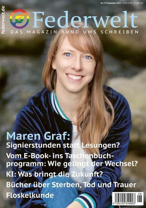 Cover Federwelt Nr. 175 Dezember 2025/Januar 2026