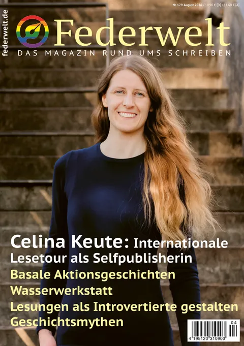 Cover Federwelt Nr. 179 August/September 2026