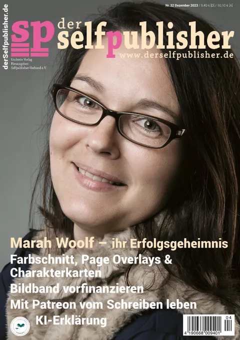 Cover der selfpublisher Heft Nr. 32, Dezember 2023