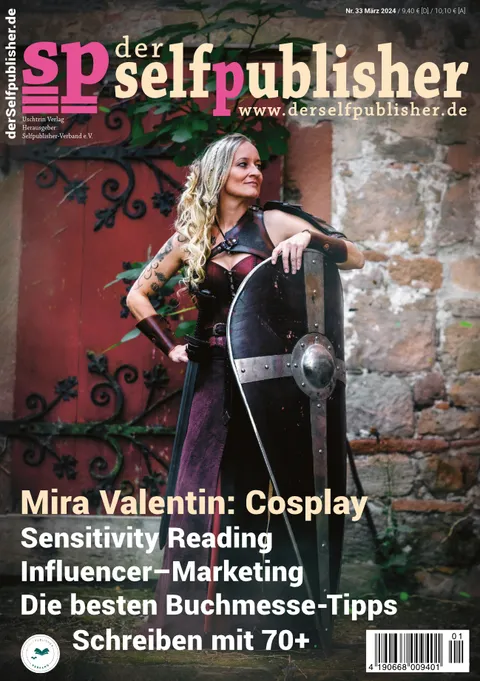 Cover der selfpublisher Heft Nr. 33, März 2024