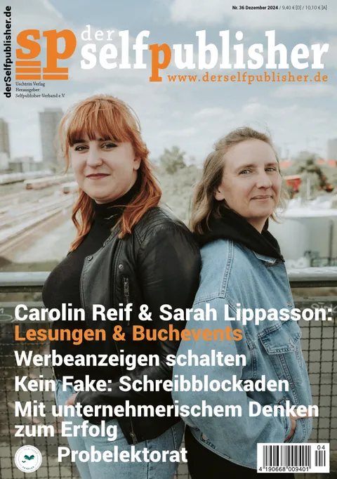 Cover der selfpublisher Heft Nr. 36, Dezember 2024