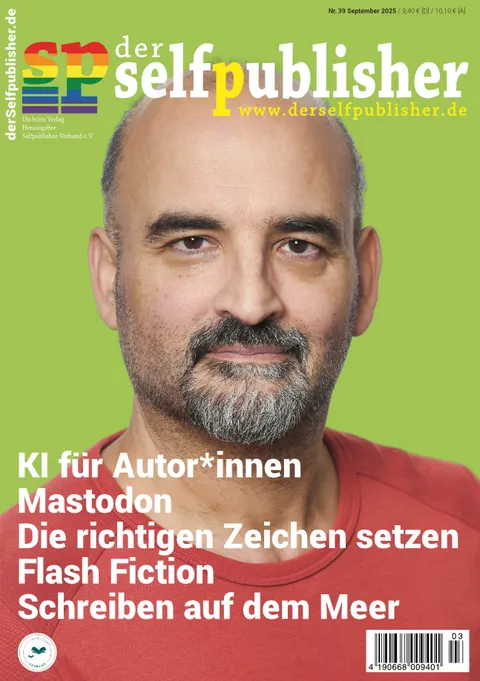 Cover der selfpublisher Heft Nr. 39, September 2025
